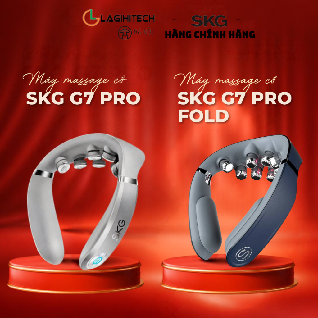 Máy Massage Cổ SKG G7 PRO E / G7 PRO- FOLD - Hàng Chính Hãng