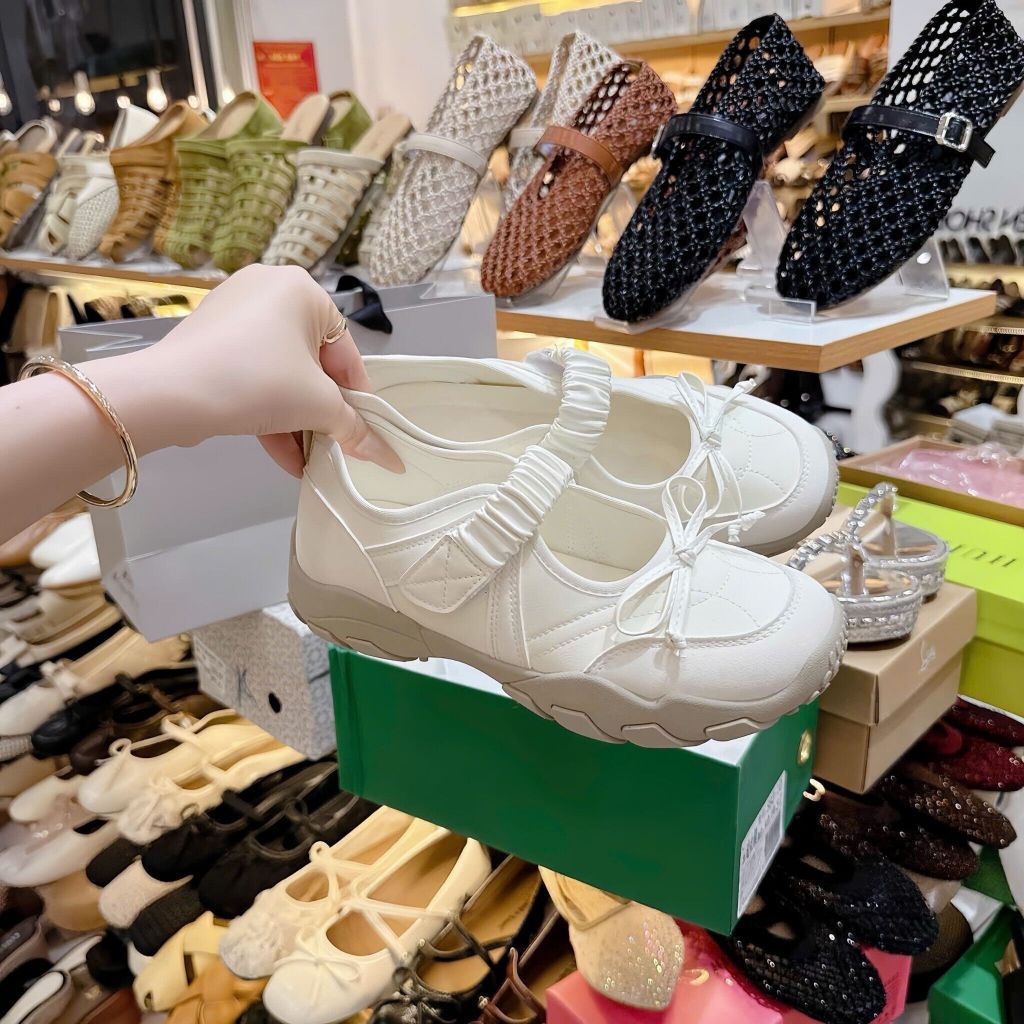 Giày thể thao balet 3p tiểu thư, siêu nhẹ full hộp QCCC [Sẵn Hàng]