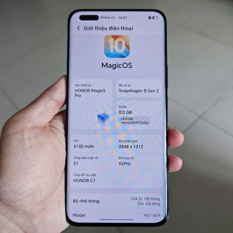 Honor Magic 5 Pro - Snapdragon 8 Gen 2, Camera 100X