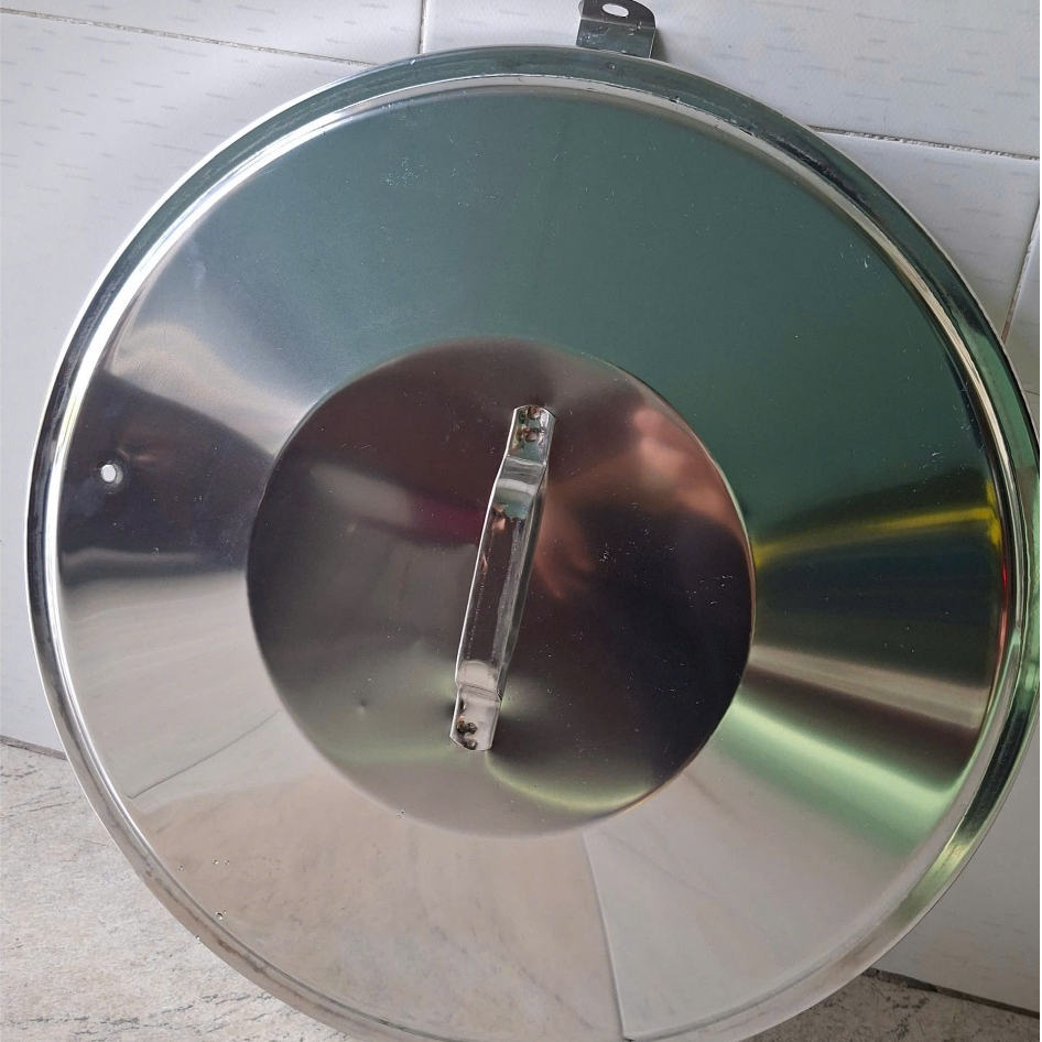 Nắp bồn nước Long Nhiên inox 304 đường kính 42cm đậy chung bồn 1000l đứng, 500L, 2500L, 1500L...bán 