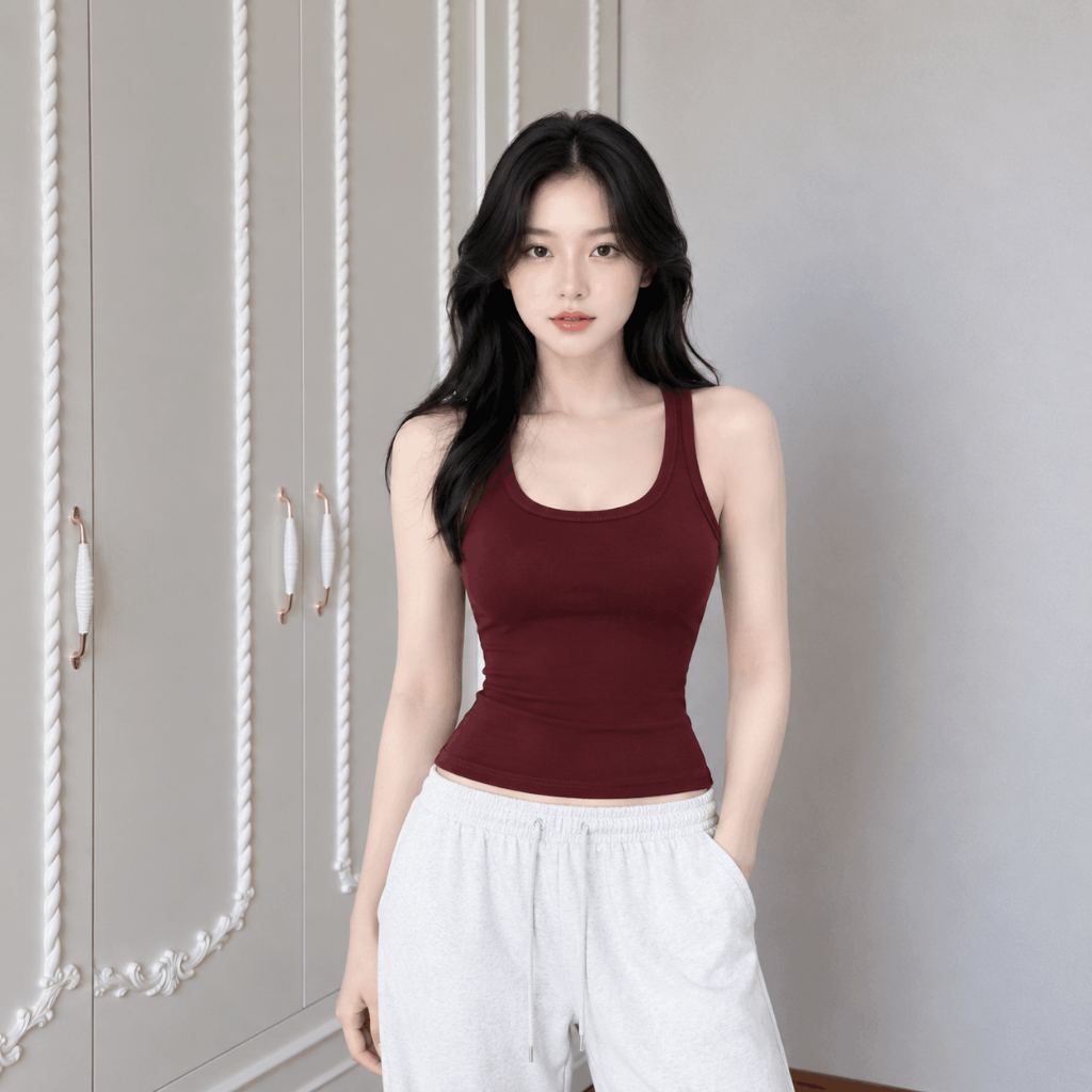 [KÈM MÚT] Áo Ba Lỗ JUSTDUN ôm body basic cotton mịn tôn dáng