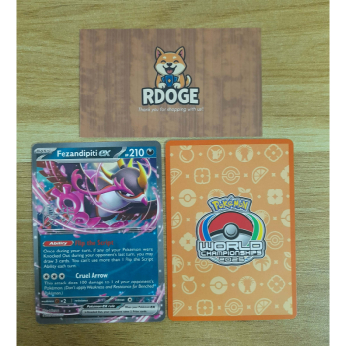 [Thẻ bài Pokemon TCG] Fezandipiti - Yuya Okita - World Championships 2025