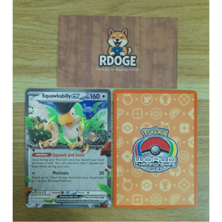 [Thẻ bài Pokemon TCG] Squawkabilly - Yuya Okita - World Championships 2025