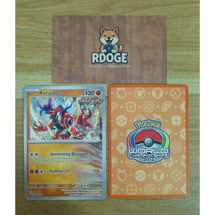 [Thẻ bài Pokemon TCG] Koraidon - Yuya Okita - World Championships 2025
