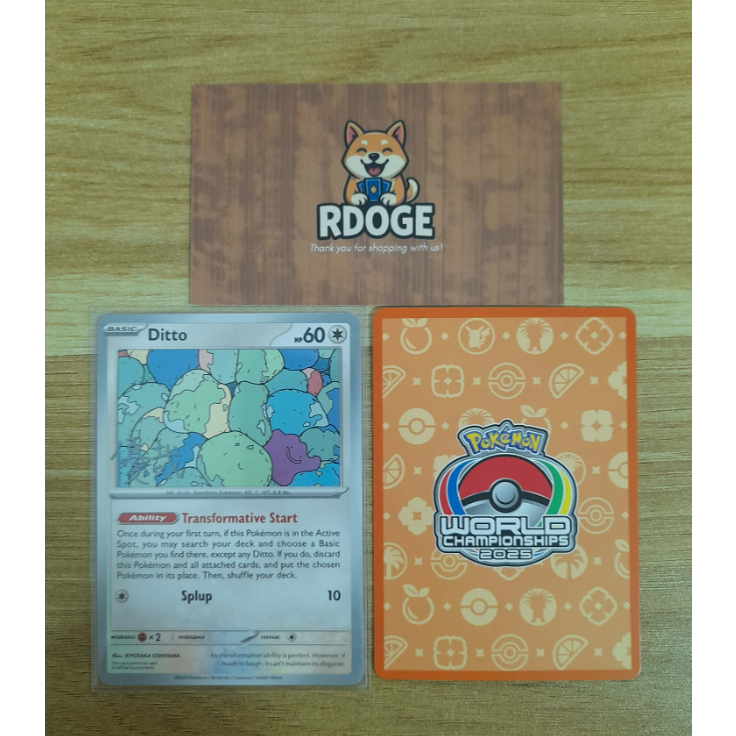 [Thẻ bài Pokemon TCG] Ditto - Yuya Okita - World Championships 2025