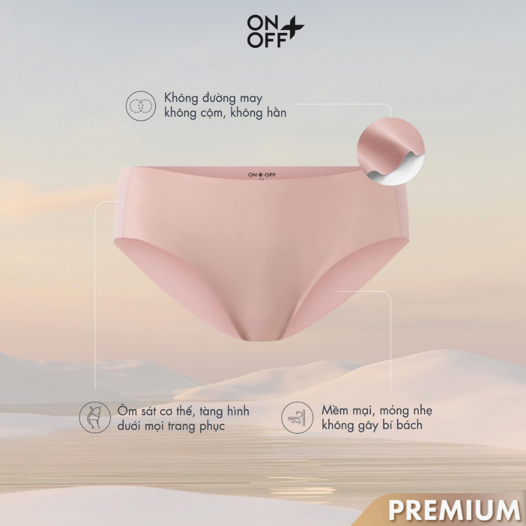 Quần lót nữ tàng hình dáng brief ONOFF Premium công nghệ boning cao cấp - 16UY24A024