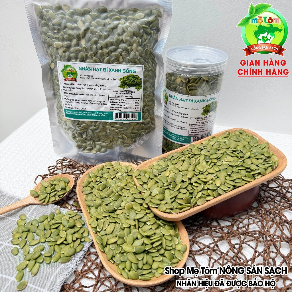 500Gram NHÂN BÍ XANH SỐNG LÀM SỮA HẠT hoặc LÀM BÁNH (CÓ XUẤT HÓA ĐƠN CÔNG TY)