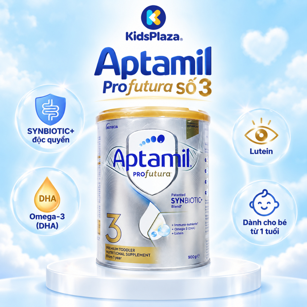Sữa Aptamil Úc Profutura s3 900g (TEM BẮC NAM) giúp bé phát triển toàn diện…