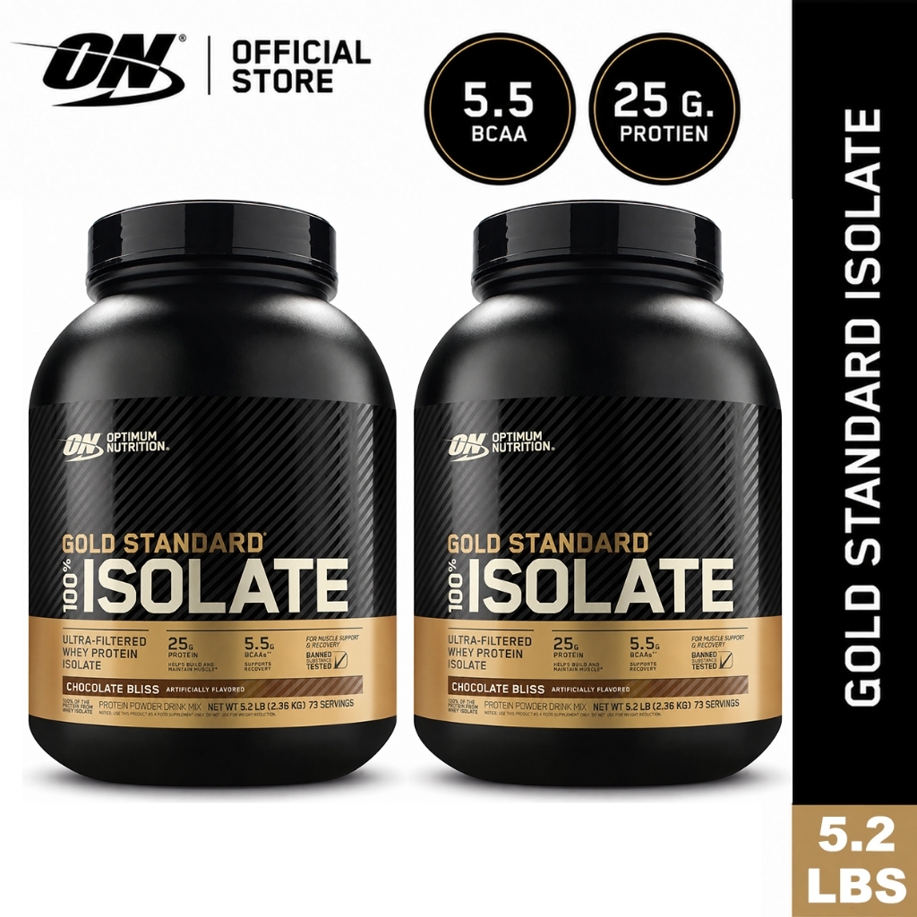 ON Gold Standard 100% Isolate Whey Protein 2.36KG – Whey Protein Isolate 25g Protein, BCAA, Hỗ Trợ T