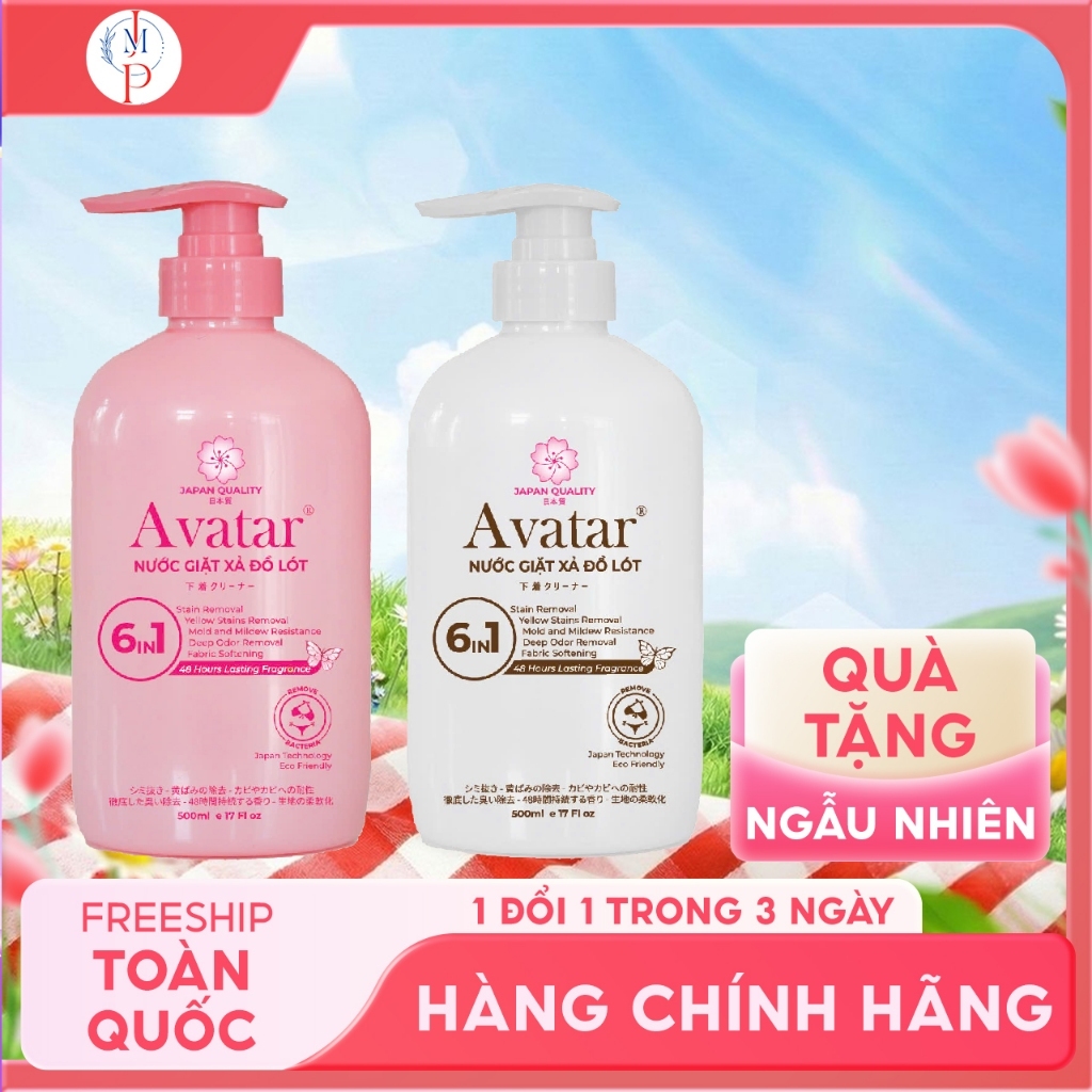 Nước Giặt Đồ Lót Avatar Lưu Hương 48 Hours 6 In 1 (500mL)