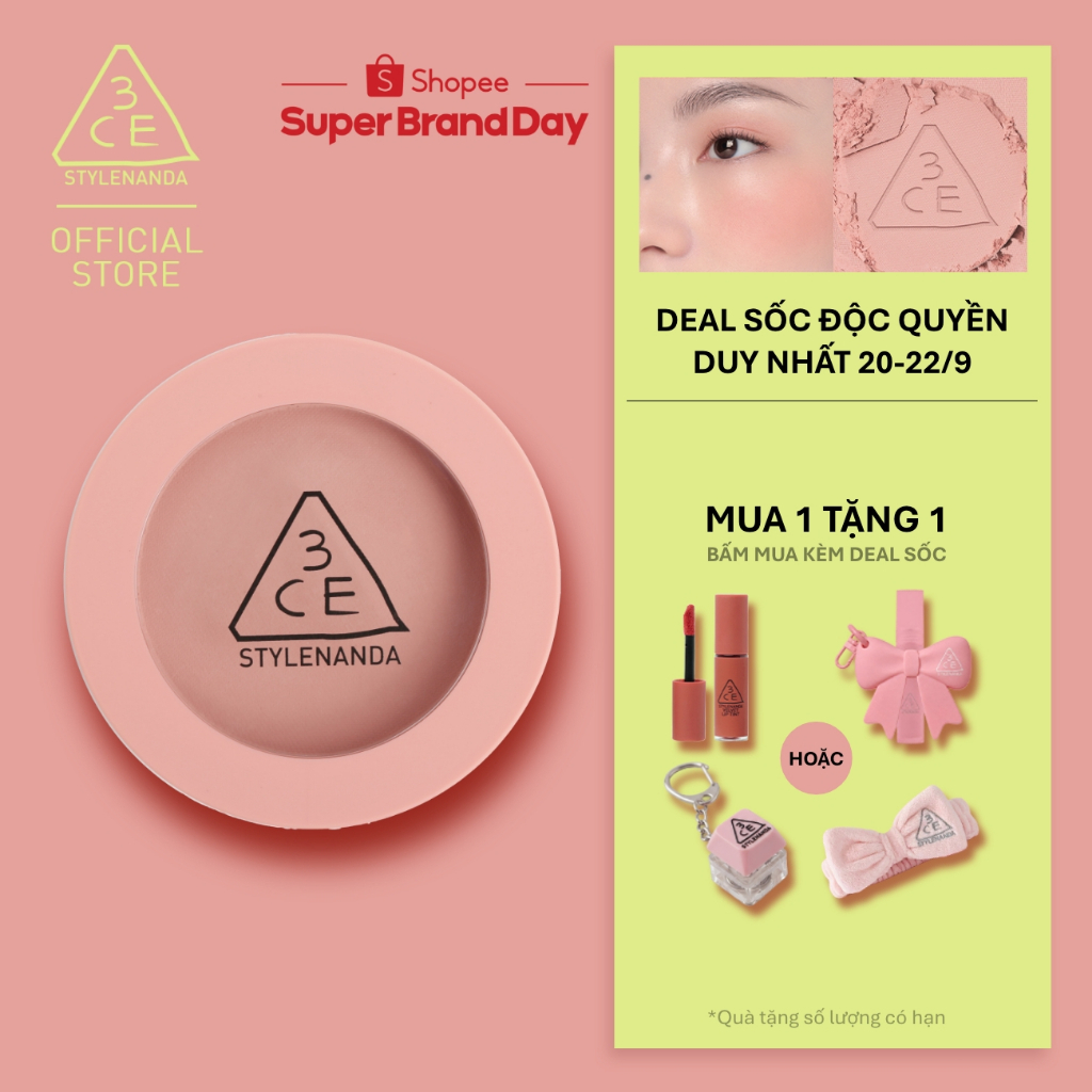 Phấn Má Hồng Mịn Lì 3CE Face Blush 5.5g