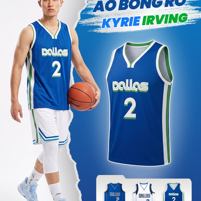 Áo Bóng Rổ Jersey Kyrie Irving / Dallas Mavericks