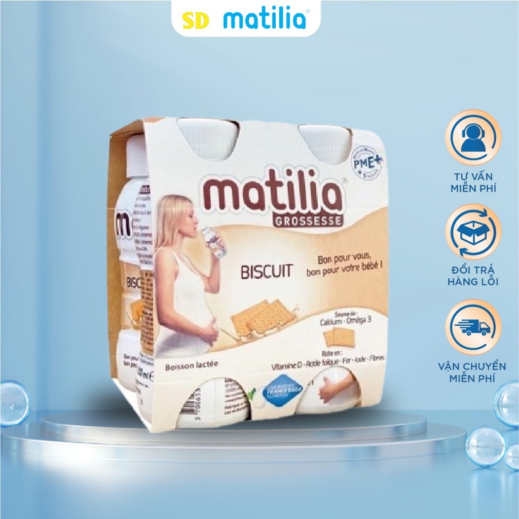 Sữa Bầu Matilia Vị Bích Quy Nội Địa Pháp Cho Mẹ Bầu