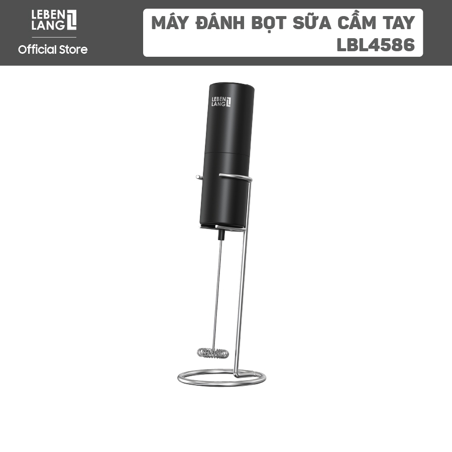 Máy đánh bọt cầm tay Lebenlang LBL4586, chạy bằng PIN 2A tiện lợi, công suất…