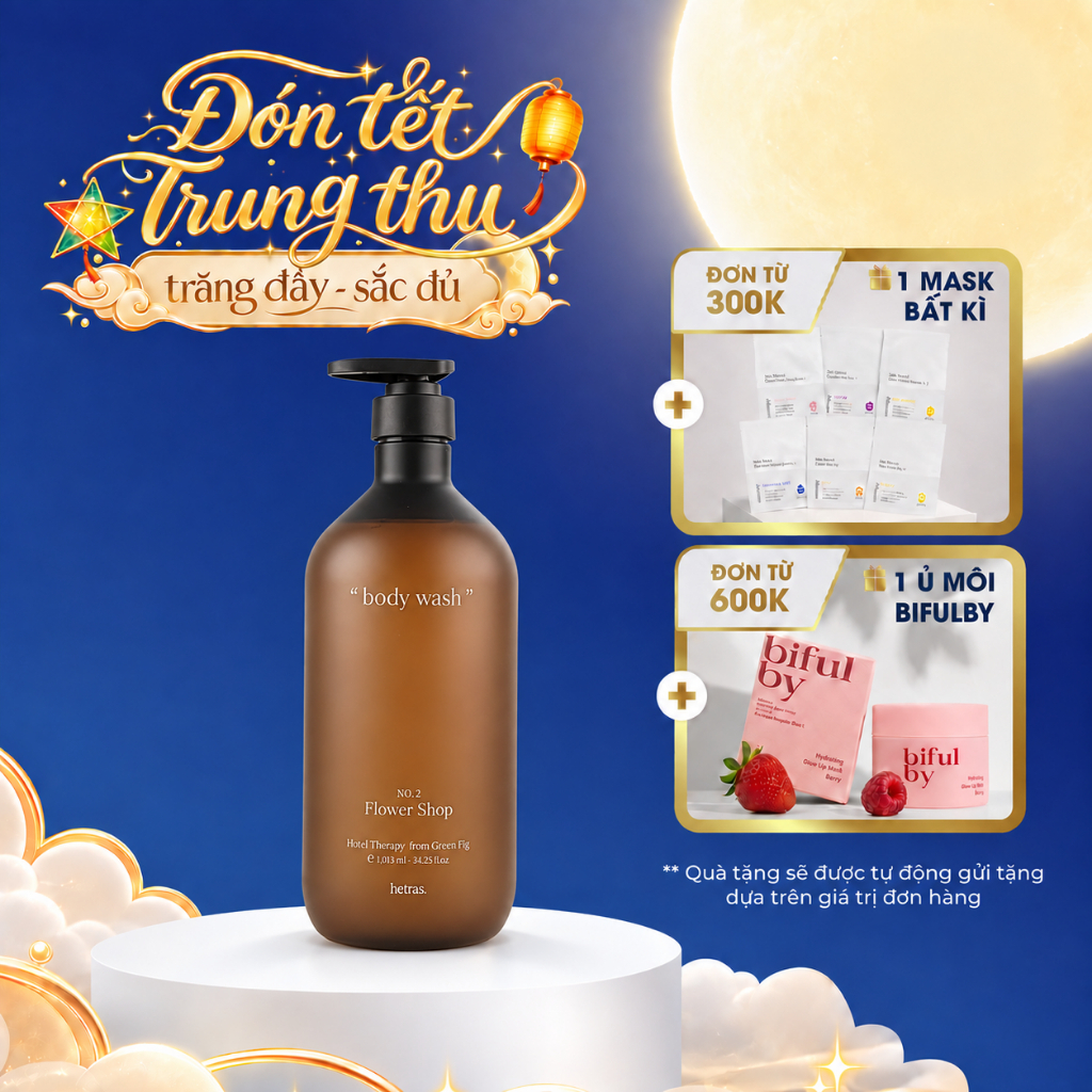 Sữa Tắm Hương Nước Hoa Hetras Hotel Therapy Body Wash 1013ml