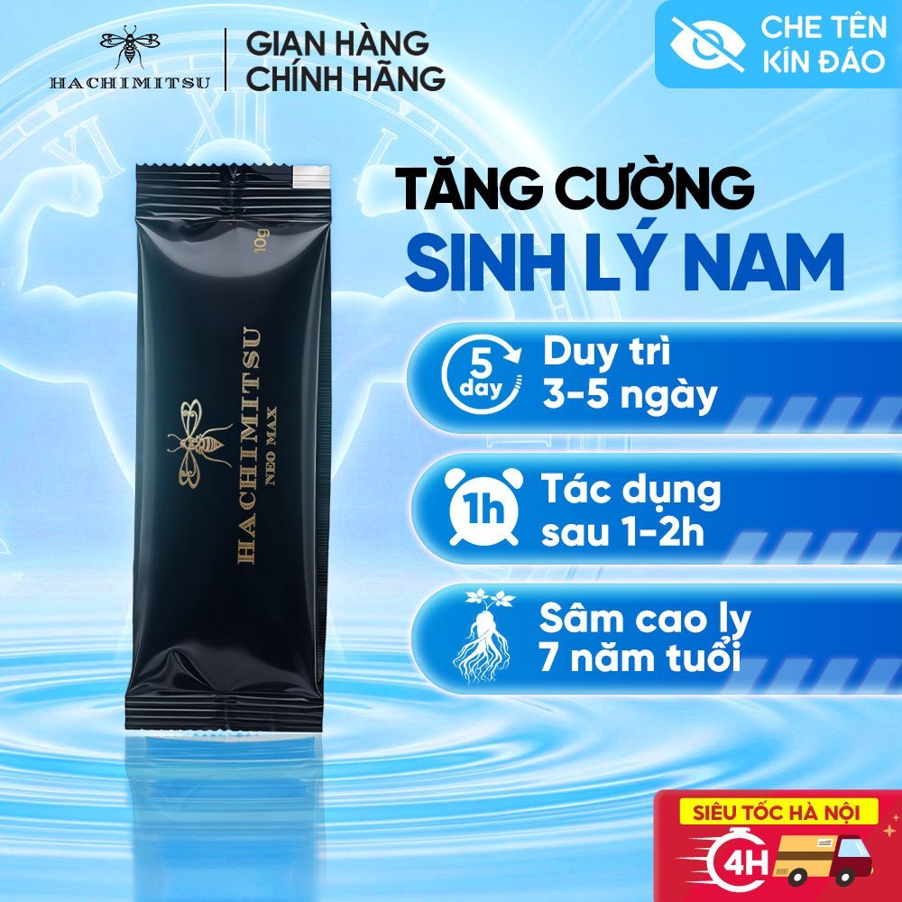 Tinh chất phục hồi sức khỏe và tăng cường sinh lý nam giới Hachimitsu bản cao cấp - Gói dùng thử: 1 gói