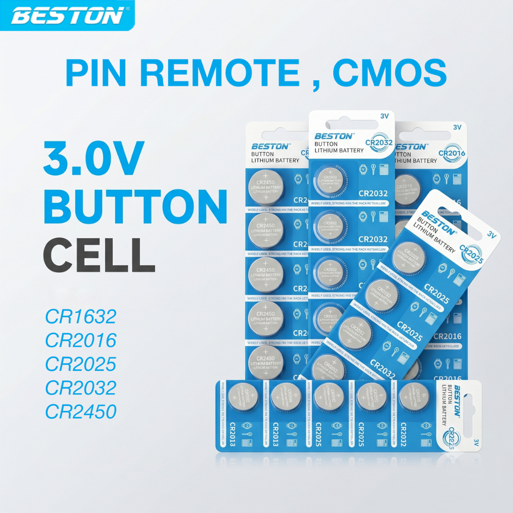 Pin smartkey CR2032 CR2025 CR2016 CR 1632 CR2450 dùng cho remote xe máy ,điều khiển quạt, cân điện tử, vỉ 5 viên