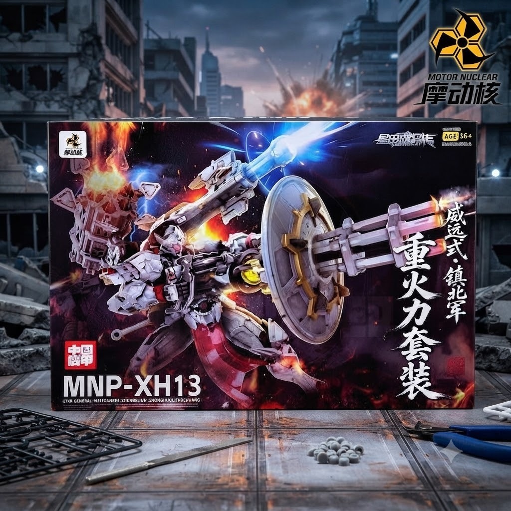 Mô Hình Model Kit Uy Viễn Thức MNP-XH13A  - Khung xương kim loại kèm vũ khí hạng nặng 1/100