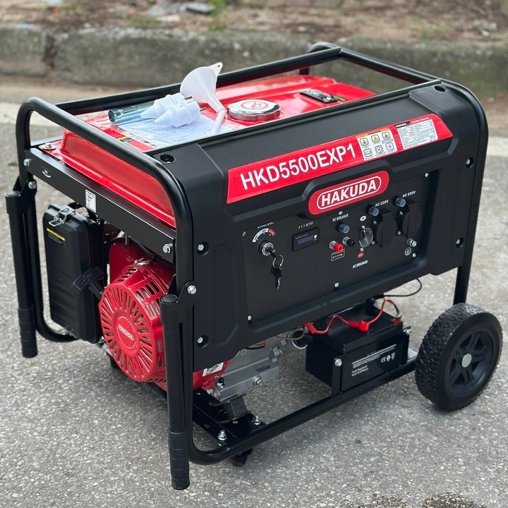Máy Phát Điện Chạy Xăng 5KW Hakuda HKD5500EXP1
