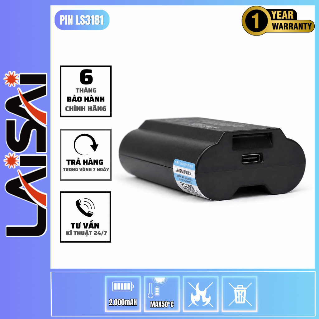 Sạc Máy Cân Bằng Laser LAISAI Sạc Tương Thích Nhiều Máy Bắn Cốt LAISAI Chính Hãng Bảo Hành 1 Năm