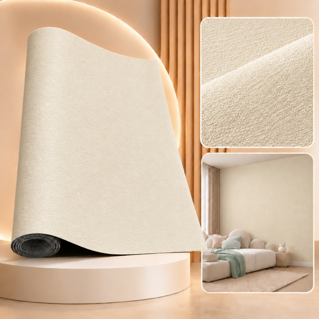 Xốp dán tường 3D vân vải tráng nhôm 2.4m x 50cm - ảnh 10