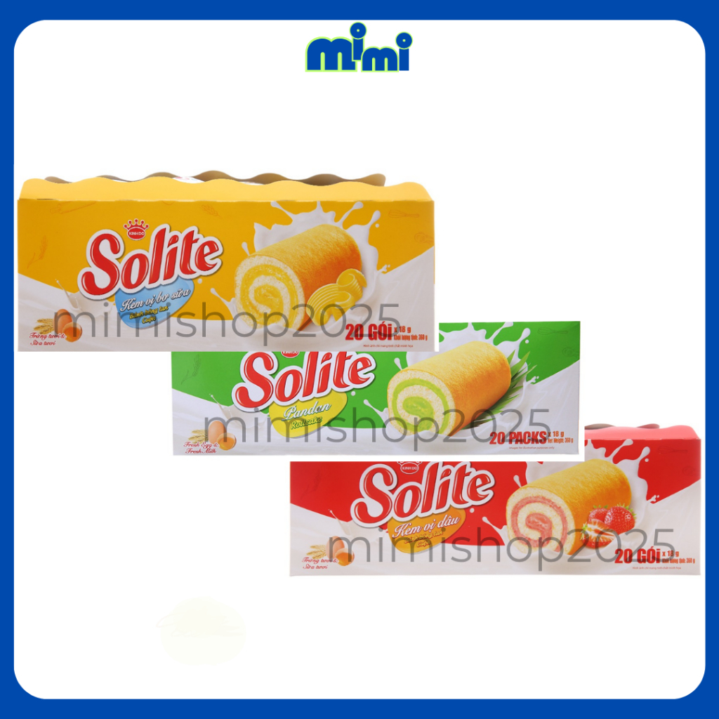 Bánh Bông Lan Solite Cuộn Các Vị