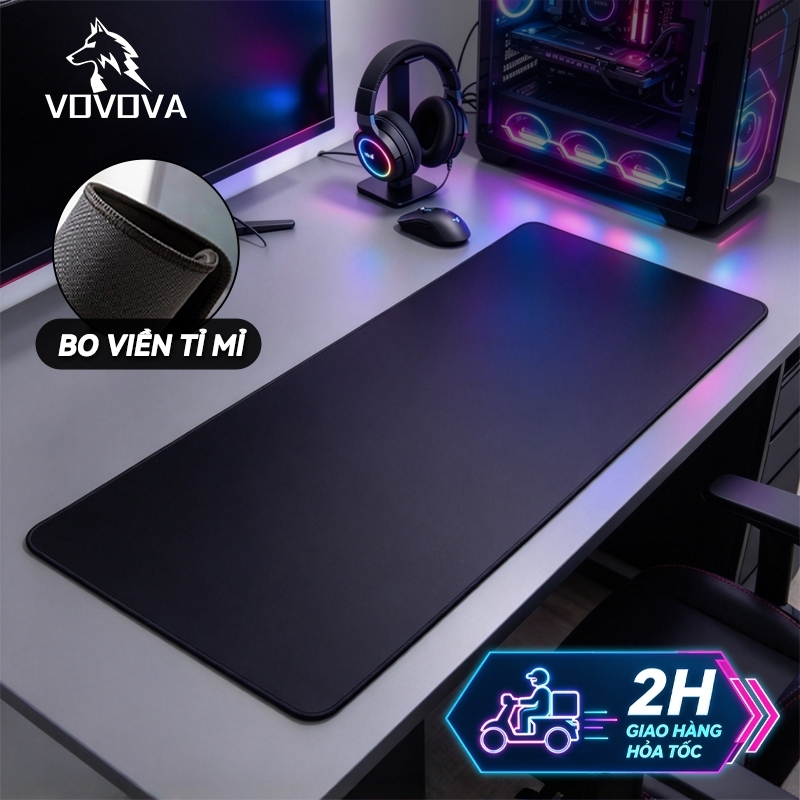 Miếng lót chuột bàn phím gaming cỡ lớn 80x30cm, pad chuột, cao su tự nhiên…