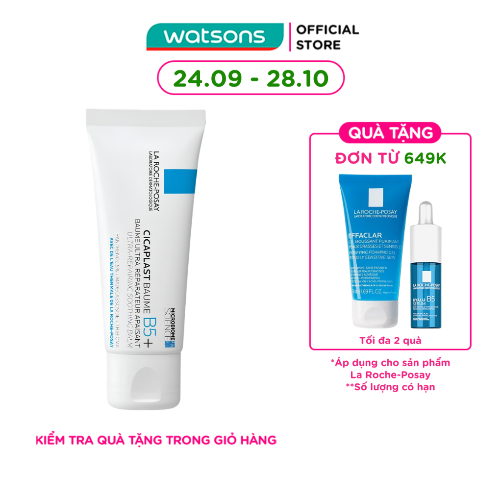 Kem Dưỡng Da La Roche-Posay Làm Dịu Kích Ứng & Phục Hồi Da B5+ 40ml