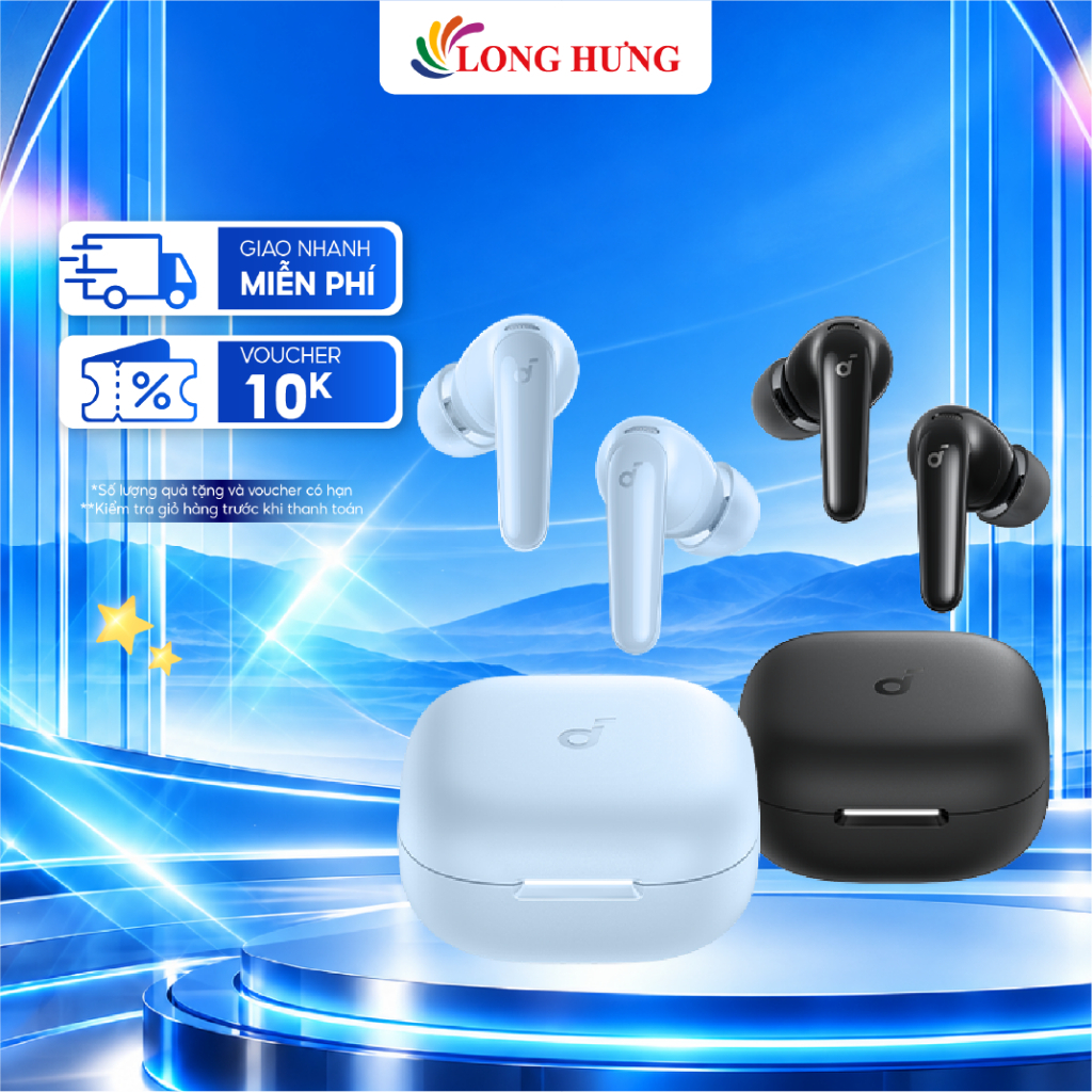 Tai nghe Bluetooth True Wireless Anker Soundcore R60i NC D1202 - Hàng chính hãng