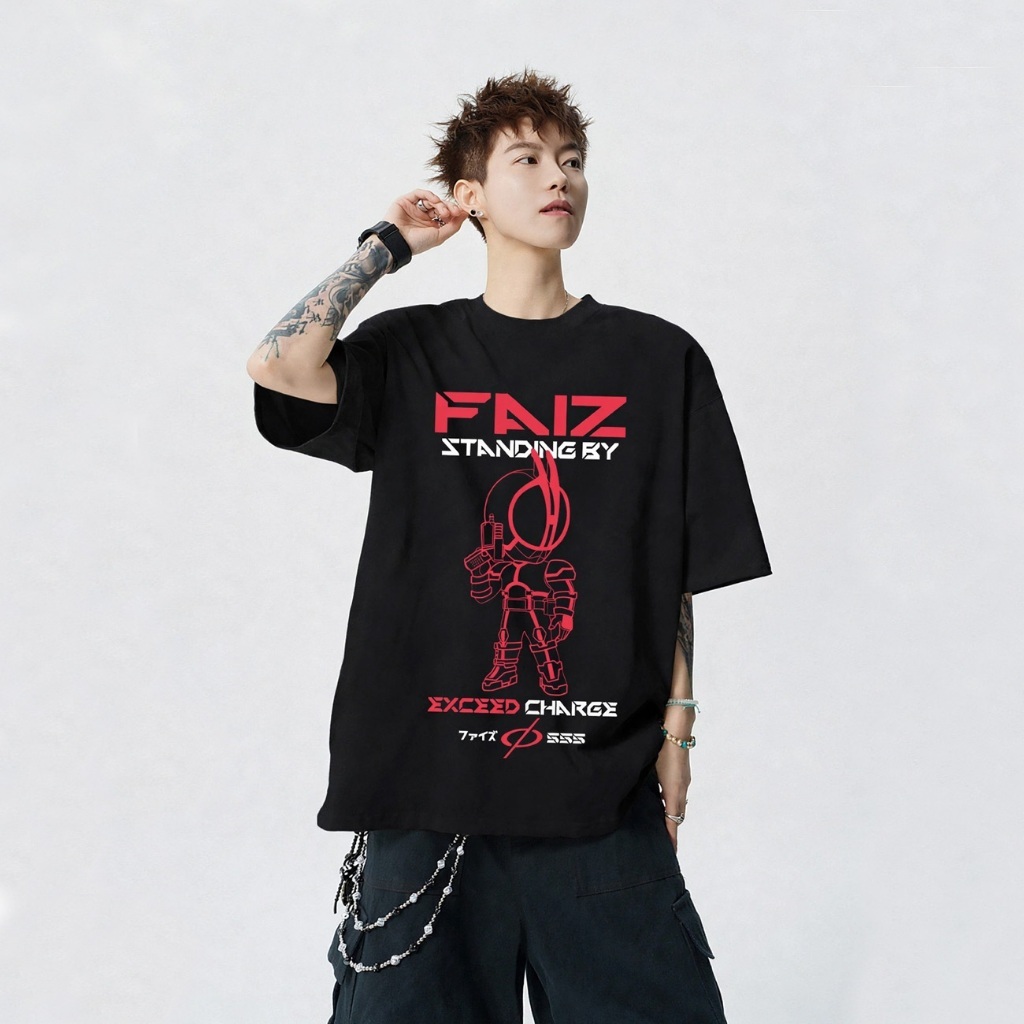 Áo Thun Rider 555 Nam Nữ Unisex Form Rộng Oversized