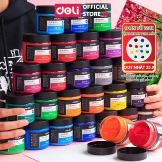 MUA 3 GIẢM 30% Màu Nước Hũ 100ml Goat Gouache cao cấp Finenolo Deli Chất Siêu Mịn Pha Sẵn Dễ Trộn Màu Tươi Sáng