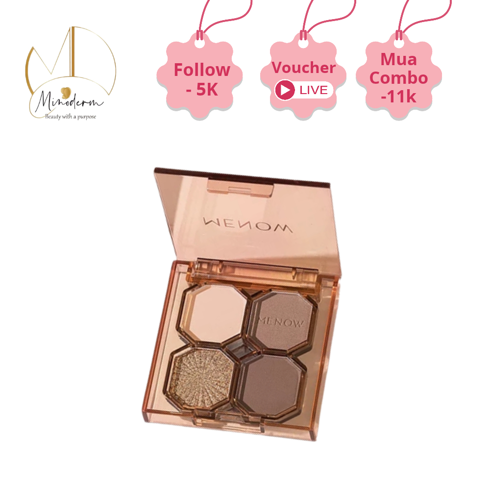 Bảng phấn mắt MENOW 4 màu Pop Eye Palette 4g
