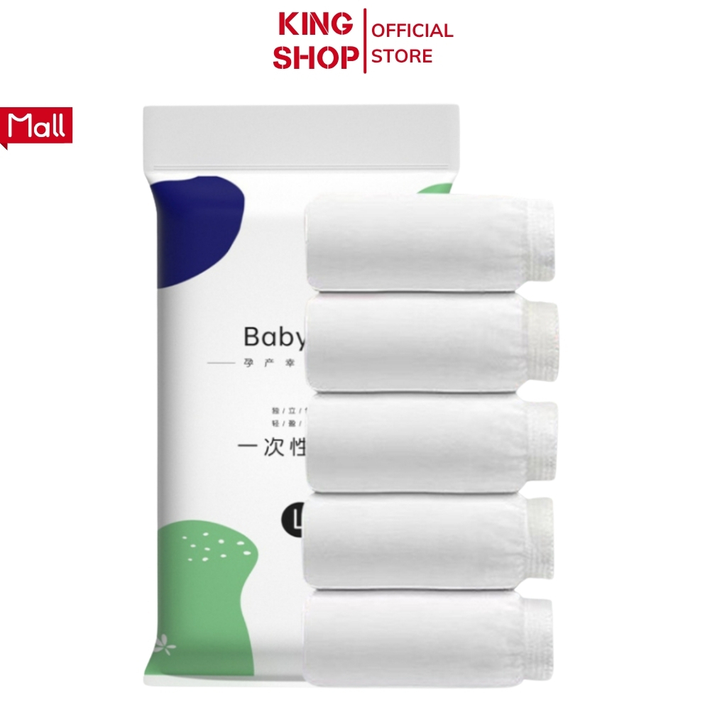 Set 10 quần lót giấy dùng một lần cotton êm mềm đã khử trùng bằng công nghệ EO…