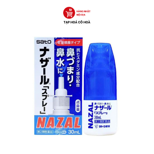 Xịt mũi Nazal Sato (30ml)