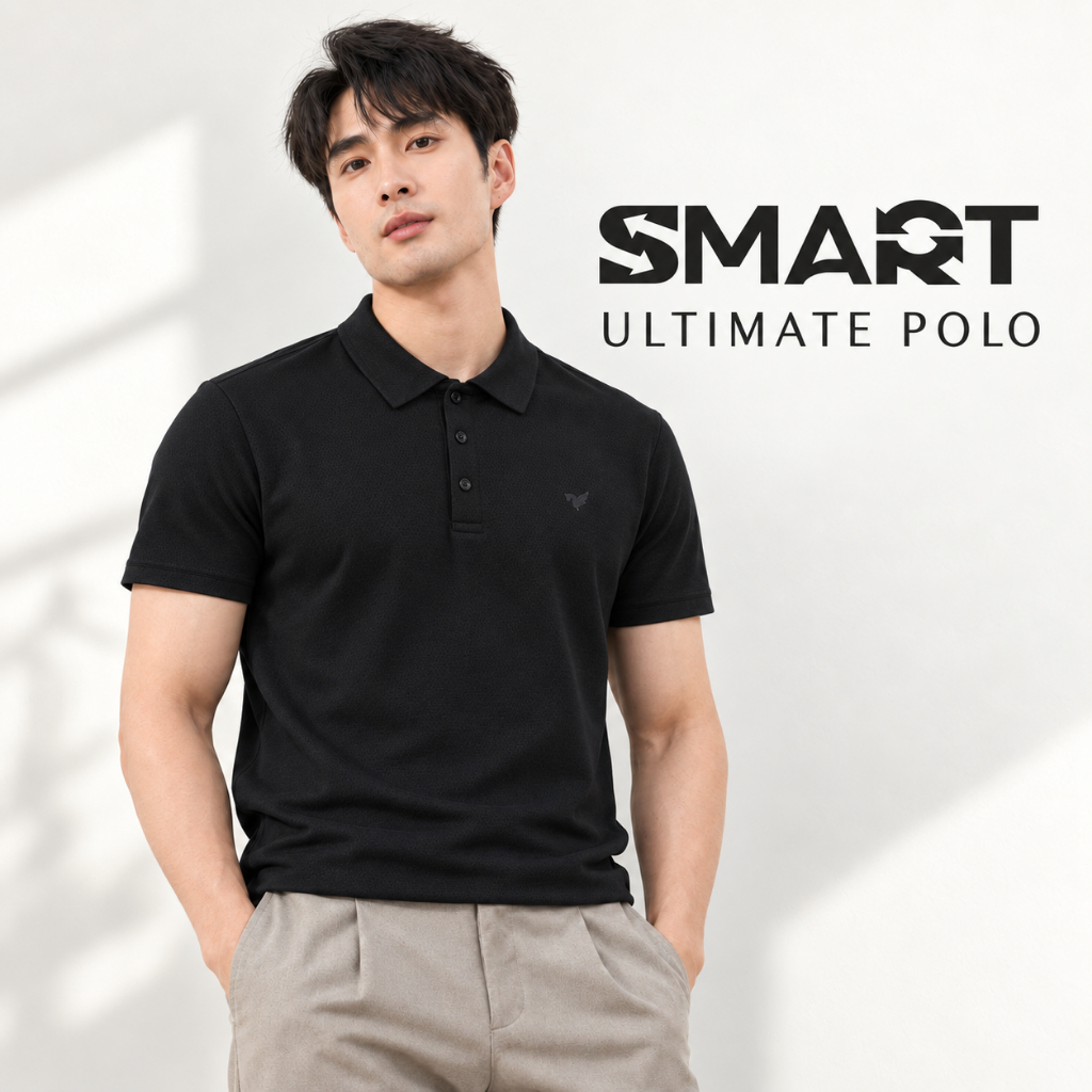 Áo Polo Thể Thao nam ULTIMATE POLO TORANO ngắn trơn phong cách lịch sự nam tính FSTP027
