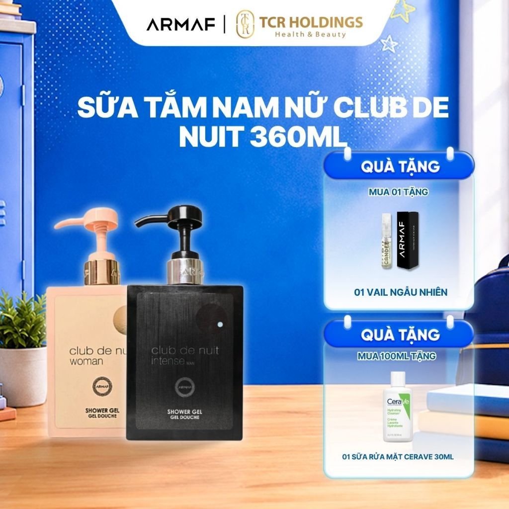 Sữa Tắm Hương Nước Hoa Nam Armaf Club De Nuit Woman - Intense Man Shower Gel 360ML