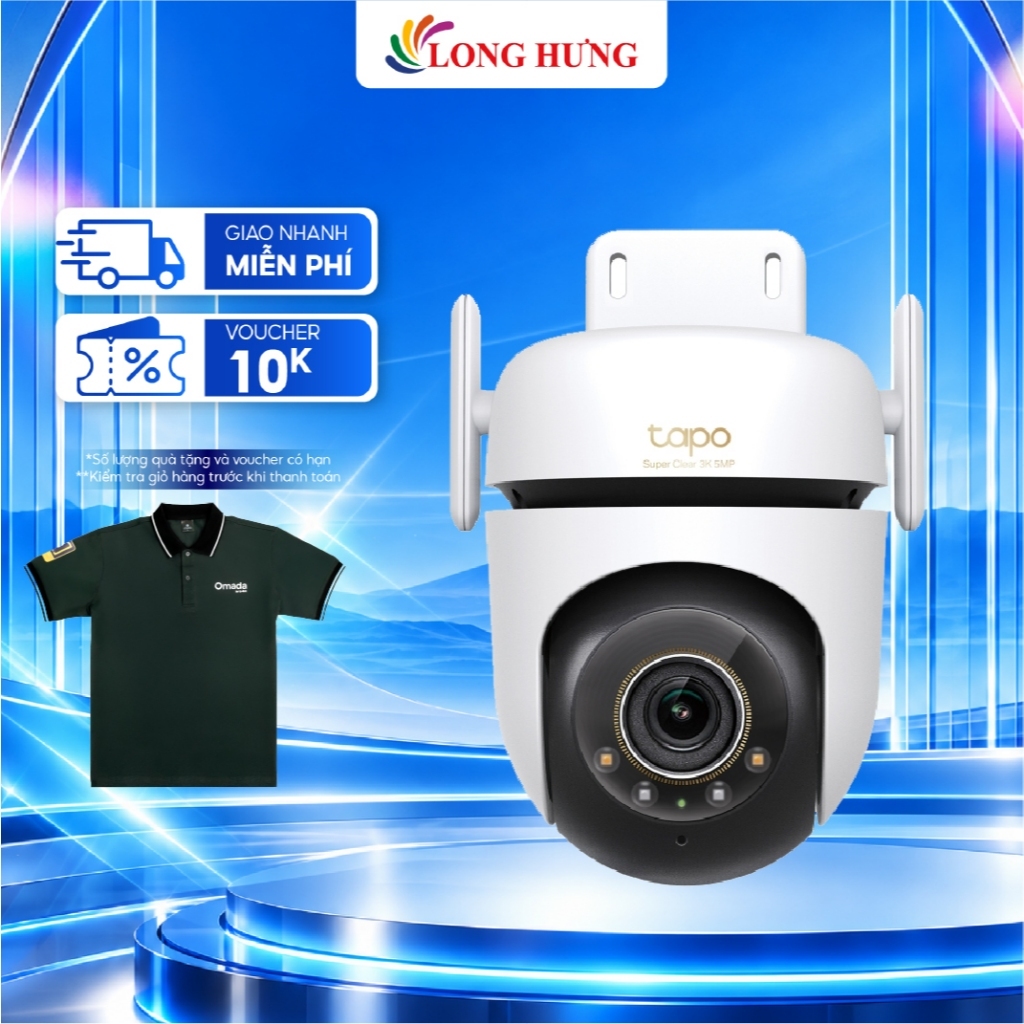 Camera ngoài trời TP-Link Tapo Outdoor Pan/Tilt Home Security Wifi 3K C530WS - Hàng chính hãng