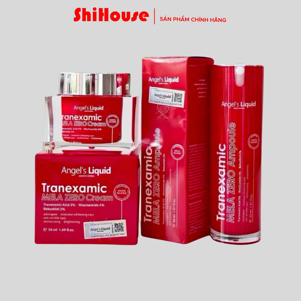 [ ĐẠI LÝ CHÍNH HÃNG ] Giảm Thâm Nám Chuyên Biệt Angel's Liquid Tranexamic Acid Mela Zero Ampoule / C