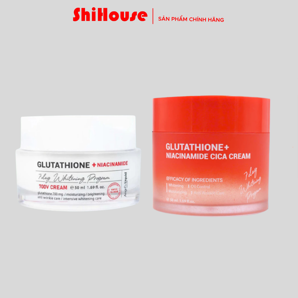 [ĐẠI LÝ CHÍNH HÃNG] Kem dưỡng da Angel's Liquid Glutathione + Niacinamide / Glutathione + Niacinamid
