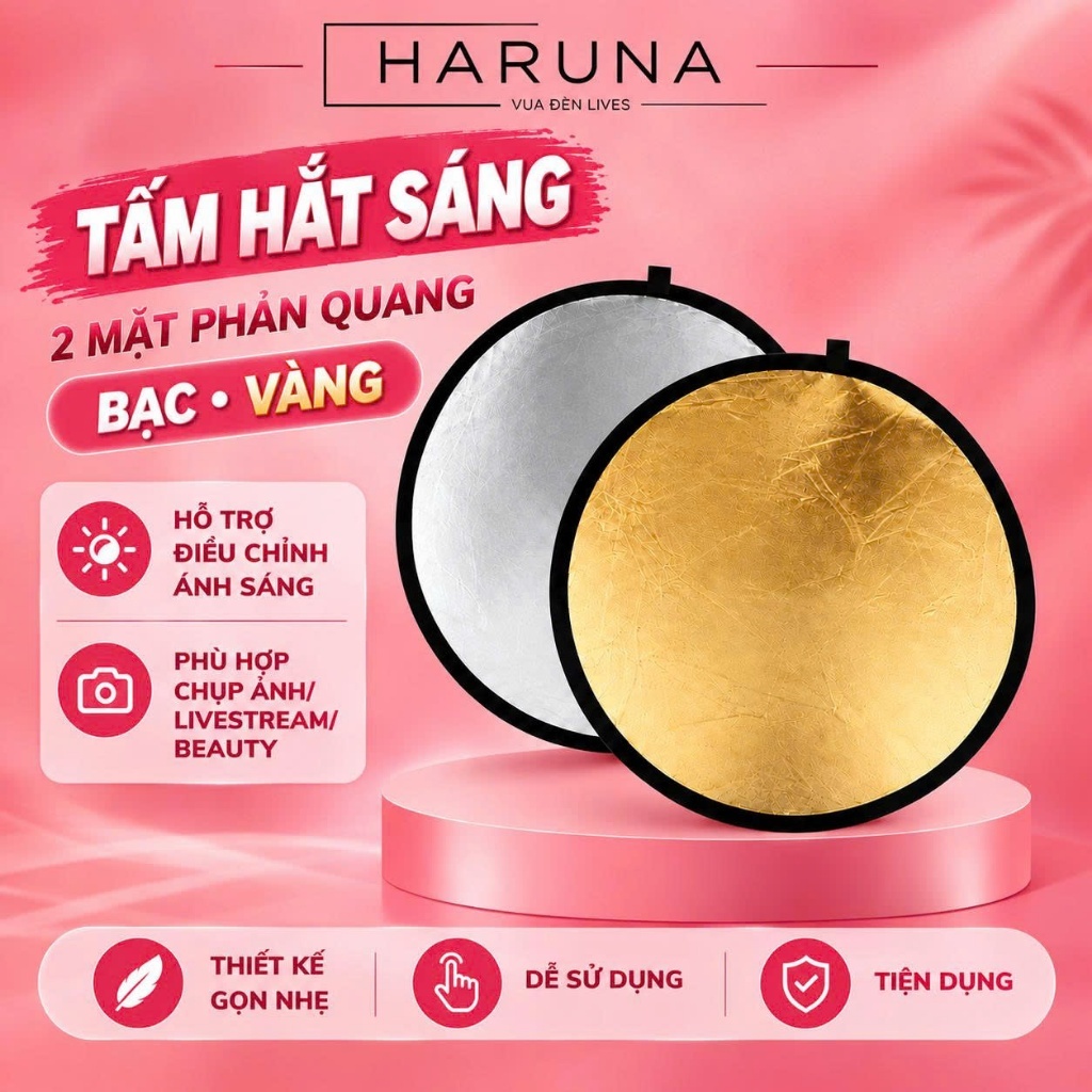 Tấm Hắt Sáng Phản Quang Chuyên Dụng Cho Livestream, Makeup, Chụp hình kích…