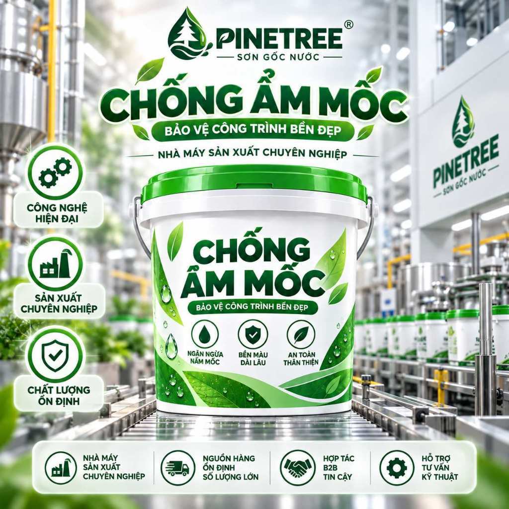 PINETREE -Keo Bóng Chống Thấm D261 Home Bảo Vệ Tường Nền Mái Chống Nước Bền Đẹp Hiệu Quả Cao-keo chố