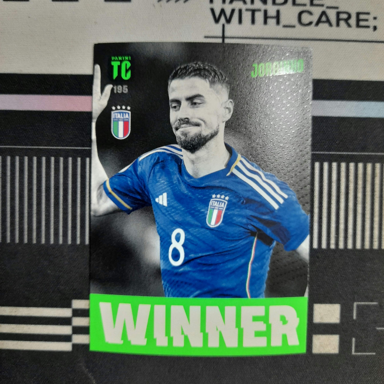 [Thẻ bóng đá] Jorginho - Italia - Winner - Panini Top Class 2024