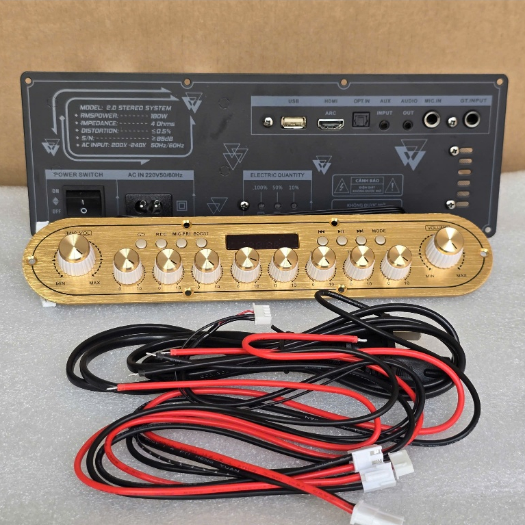 Mạch loa kéo xách tay K10 Plus,  V102 , K18 dsp reverb cực hay- Điện Tử Phương Huy -
