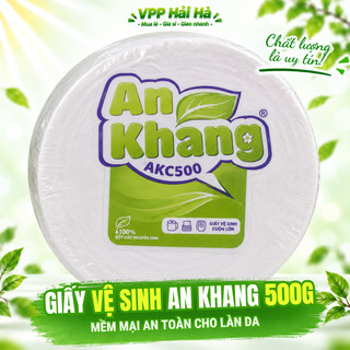 Giấy vệ sinh cuộn lớn 500g An Khang