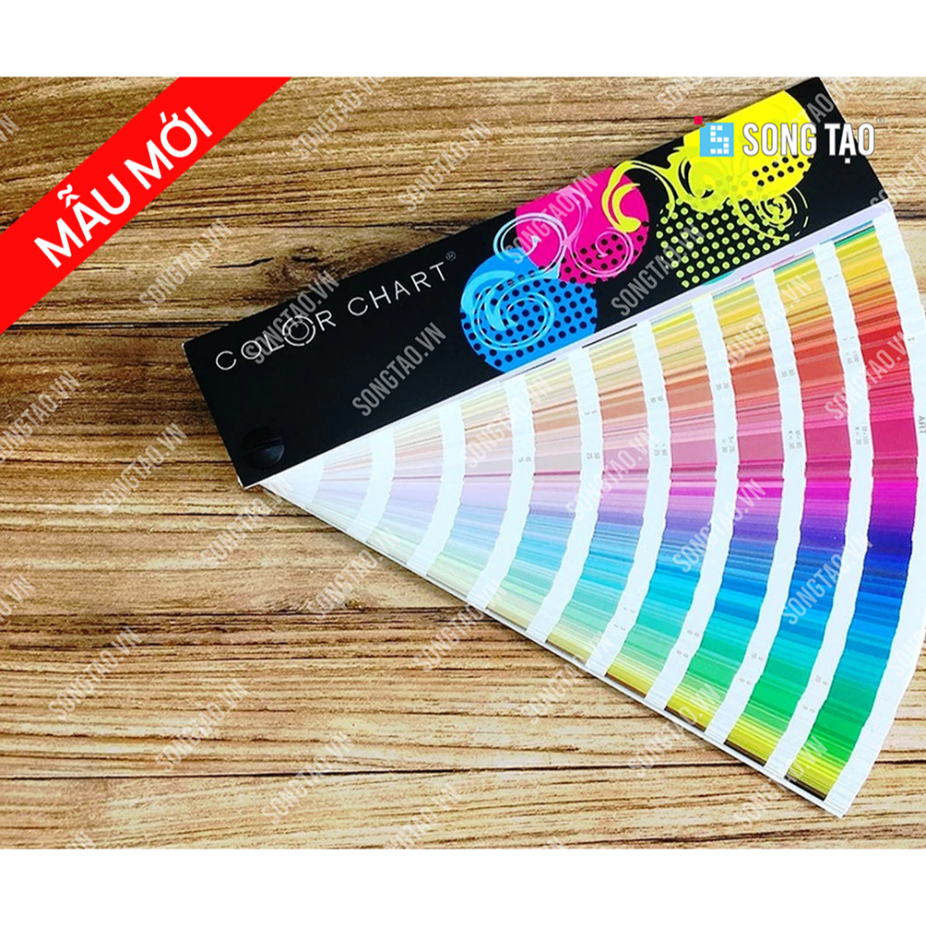 Cây bảng màu CMYK Color Chart  Song Tạo