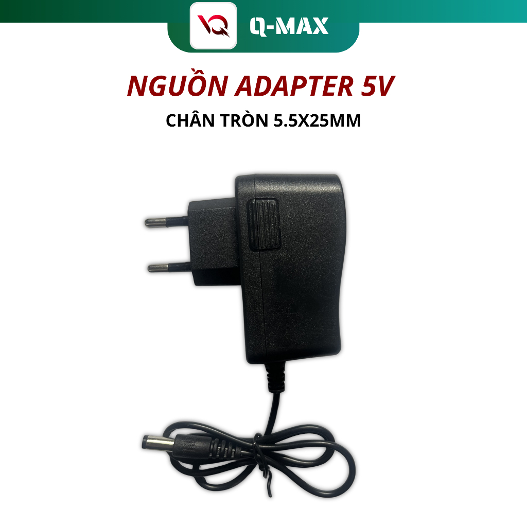 Sạc pin 5V 2.2A máy Laser, máy bắn cốt, chuôi cắm 5.5mm có đèn báo sạc