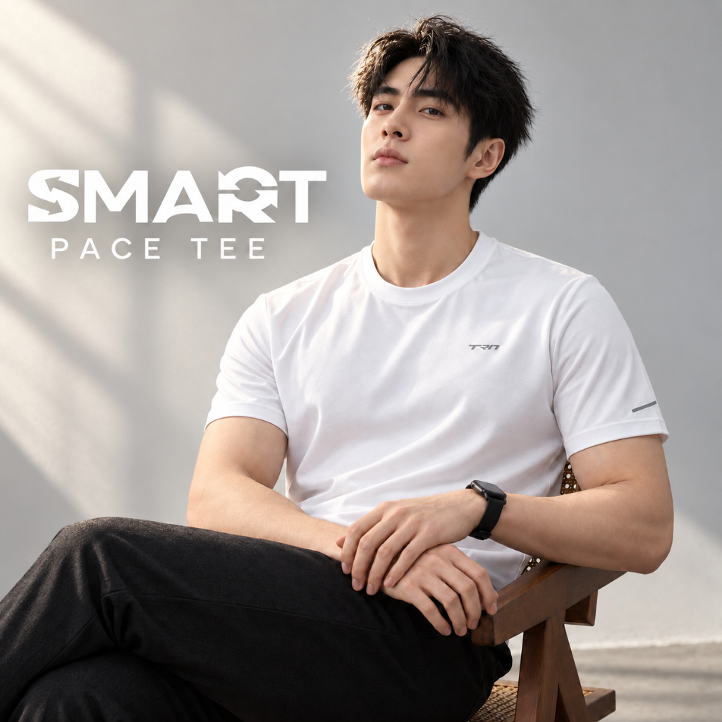 Áo Thun Nam TORANO SMART PACE TEE Trơn In Phản Quang, Co Giãn Thoải Mái, Thấm Hút Mồ Hôi, Siêu Thoáng Khí HSTS902