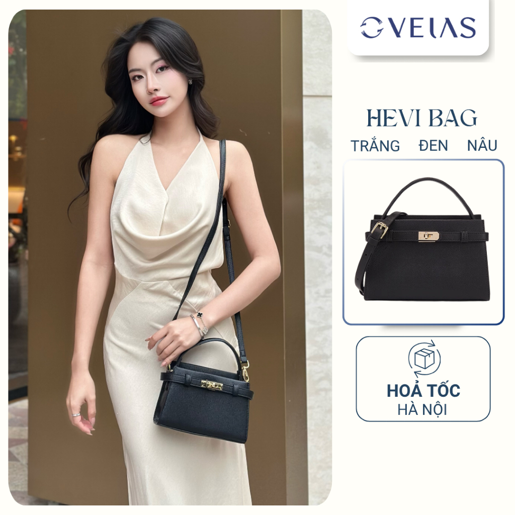 [V27-TẶNG KHĂN 28/9-1/10] Tuis đeo chéo nữ VELAS túi xách tay sang chảnh đi tiệc cao cấp làm quà 20/10 cho người yêu