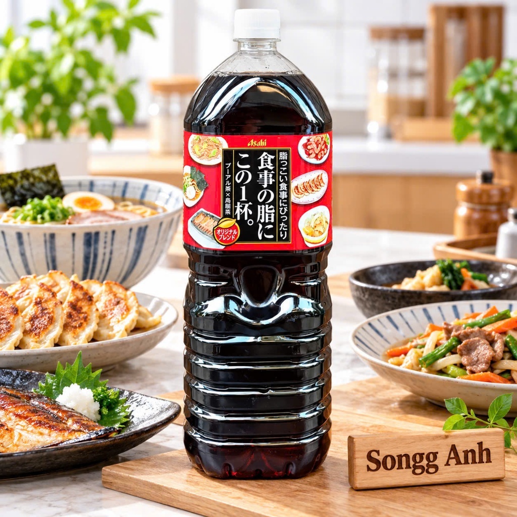 Trà Olong Giảm Mỡ Asahi 2l Nhật Bản