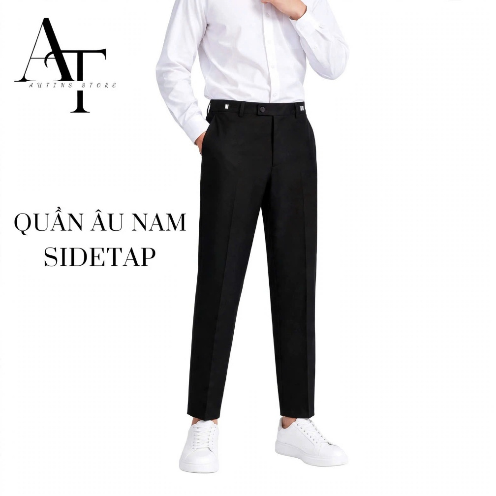Quần Âu Nam Sidetab HS HOÀNG SỰ GROUP Có Đai Chỉnh Eo Form Baggy Phong Cách…